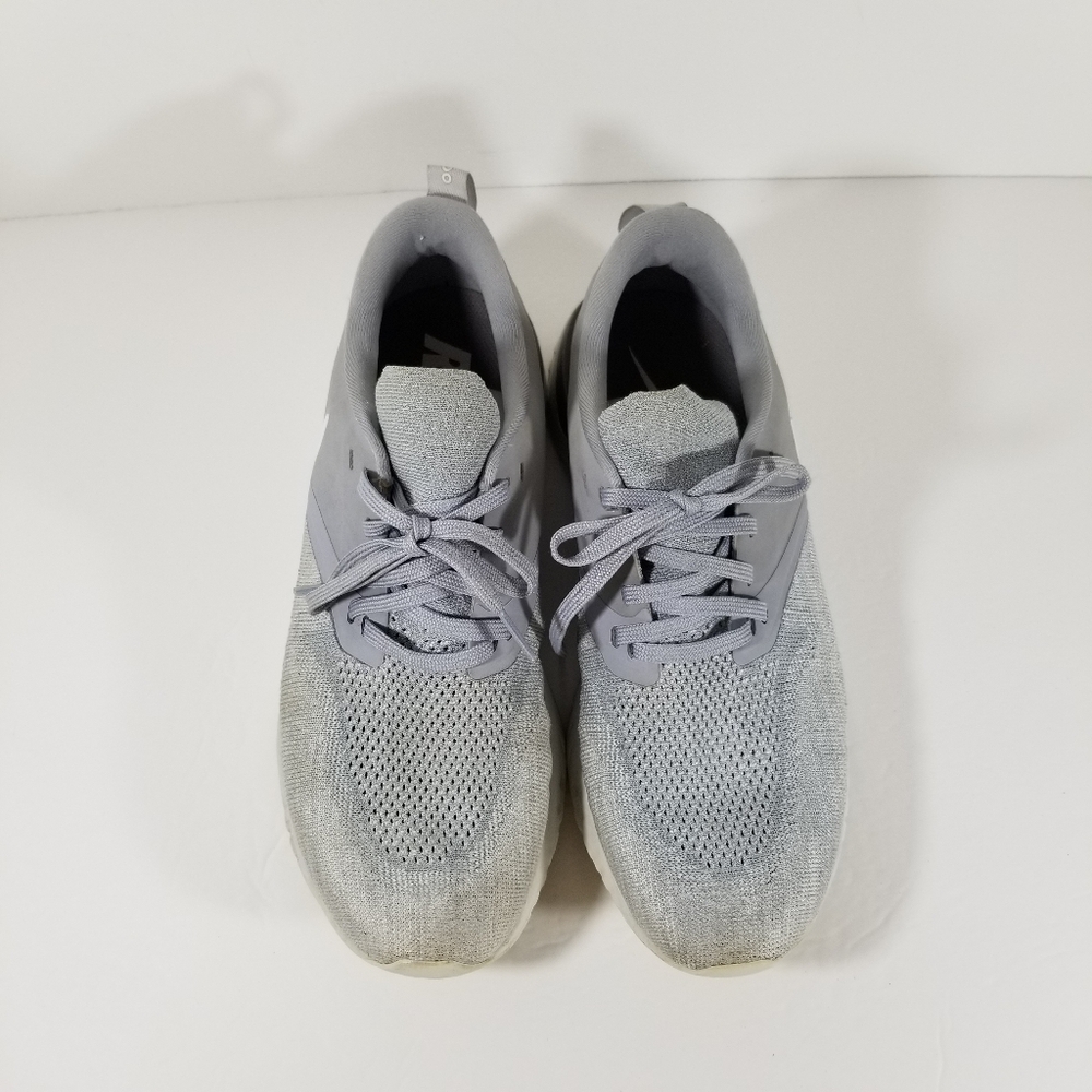 Nike Odyssey React 2 Flyknit Running Shoes Women's 10 Sneakers Wolf Grey